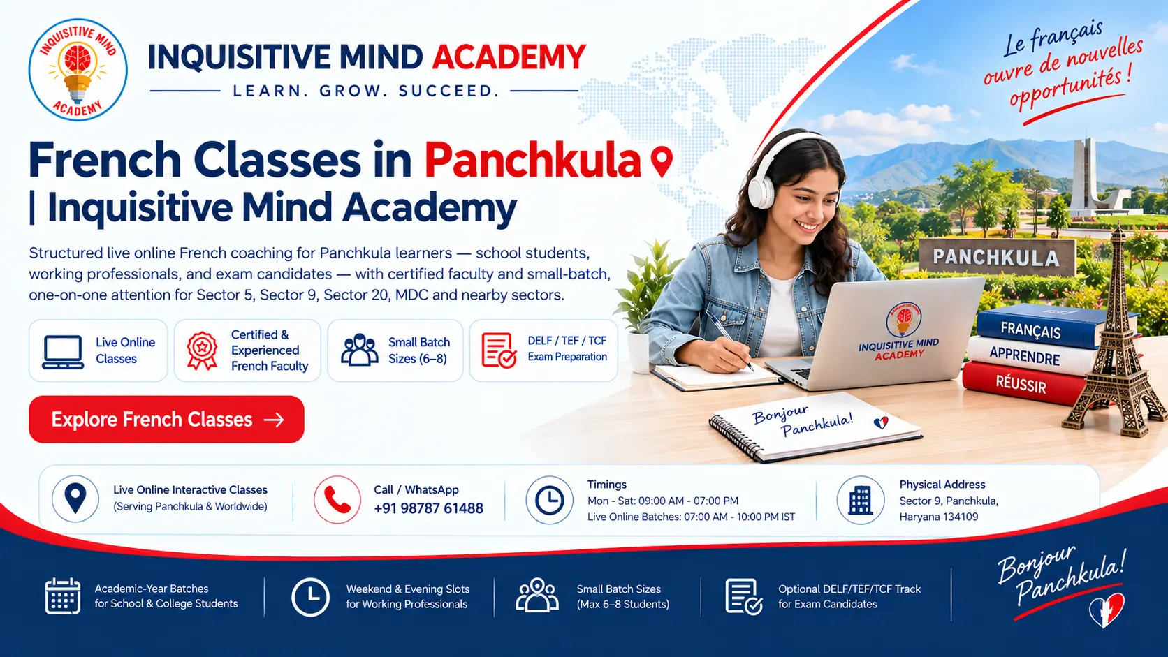 French Classes in Panchkula | Inquisitive Mind Academy