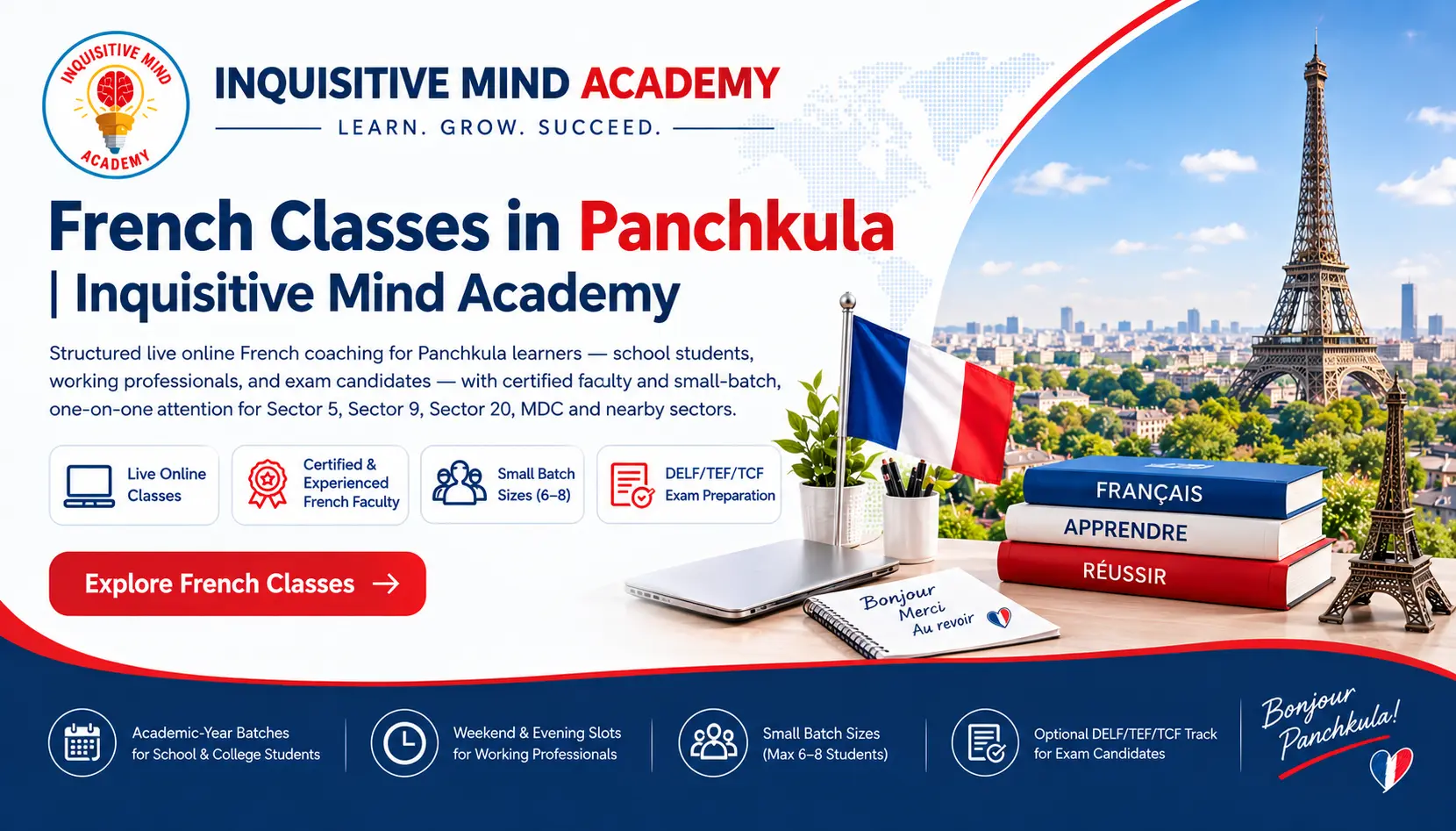 TEF Canada Coaching Chandigarh | Inquisitive Mind Academy